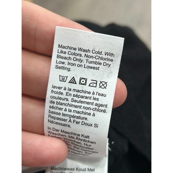 NWT J. Crew Womens Black Merino Wool Crew Neck Knitted Pullover Sweater Size M - Picture 6 of 9